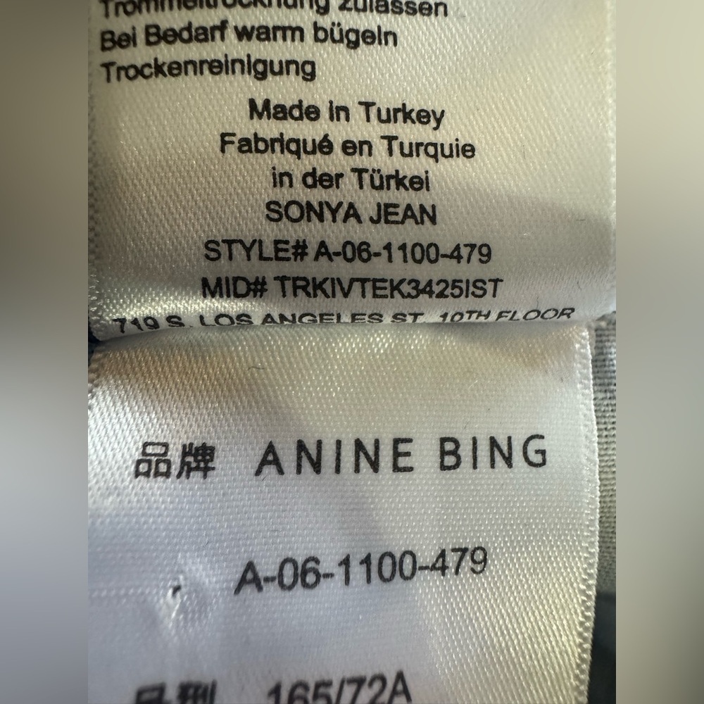 Anine Bing Sonya Jeans NWOT - Picture 14 of 14
